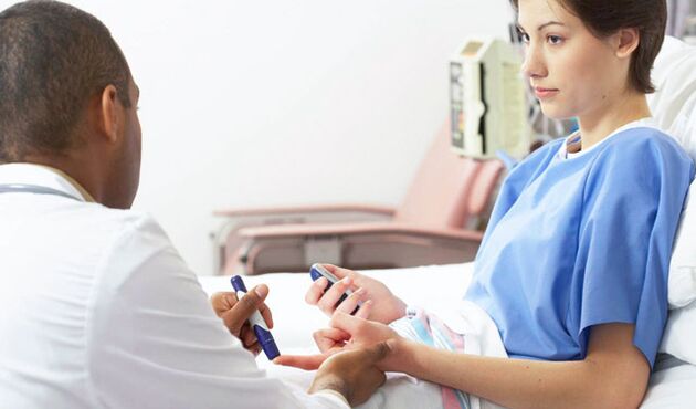 Measuring glucose levels in the blood will help diagnose diabetes